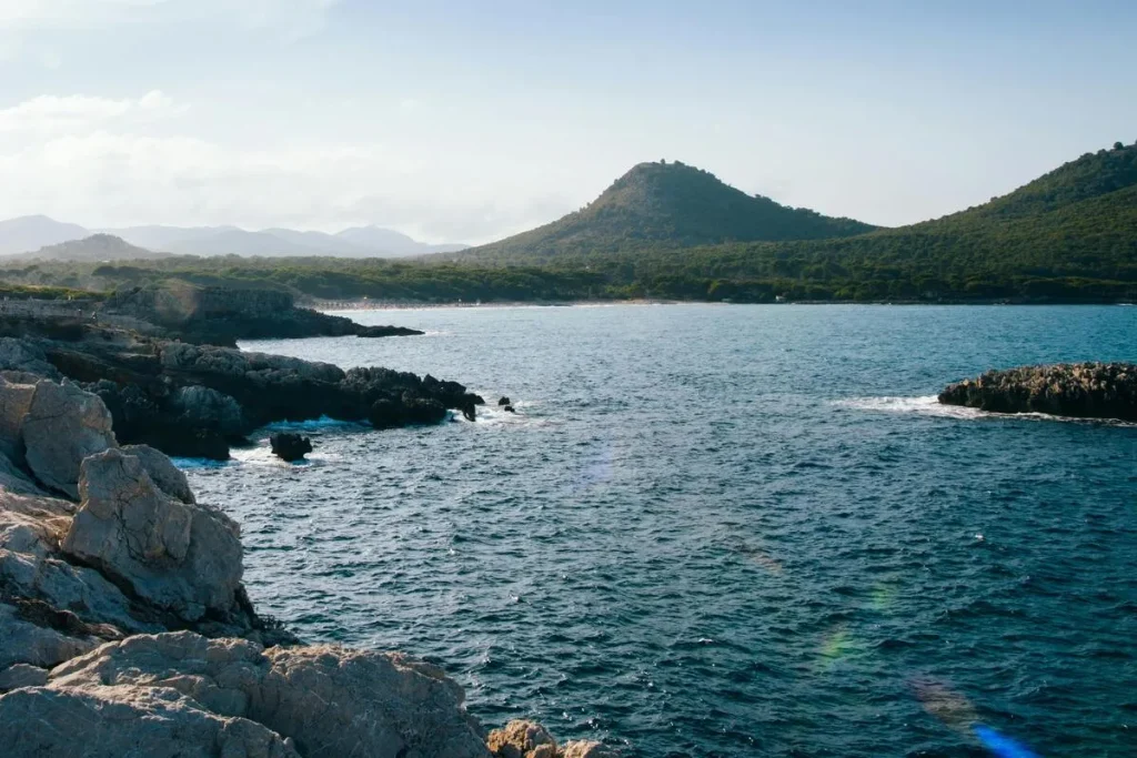 seaside views from the tramuntana area in Mallorca
