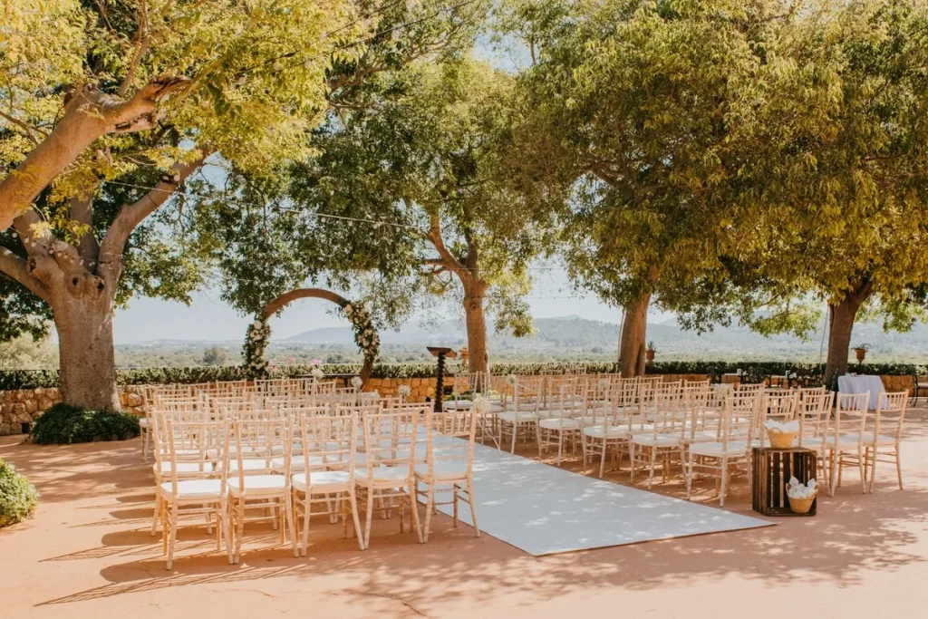 ceremony at son term wedding