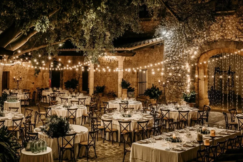 wedding table decoration in son Term