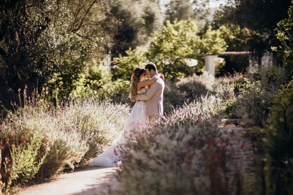 finca la donella wedding couple