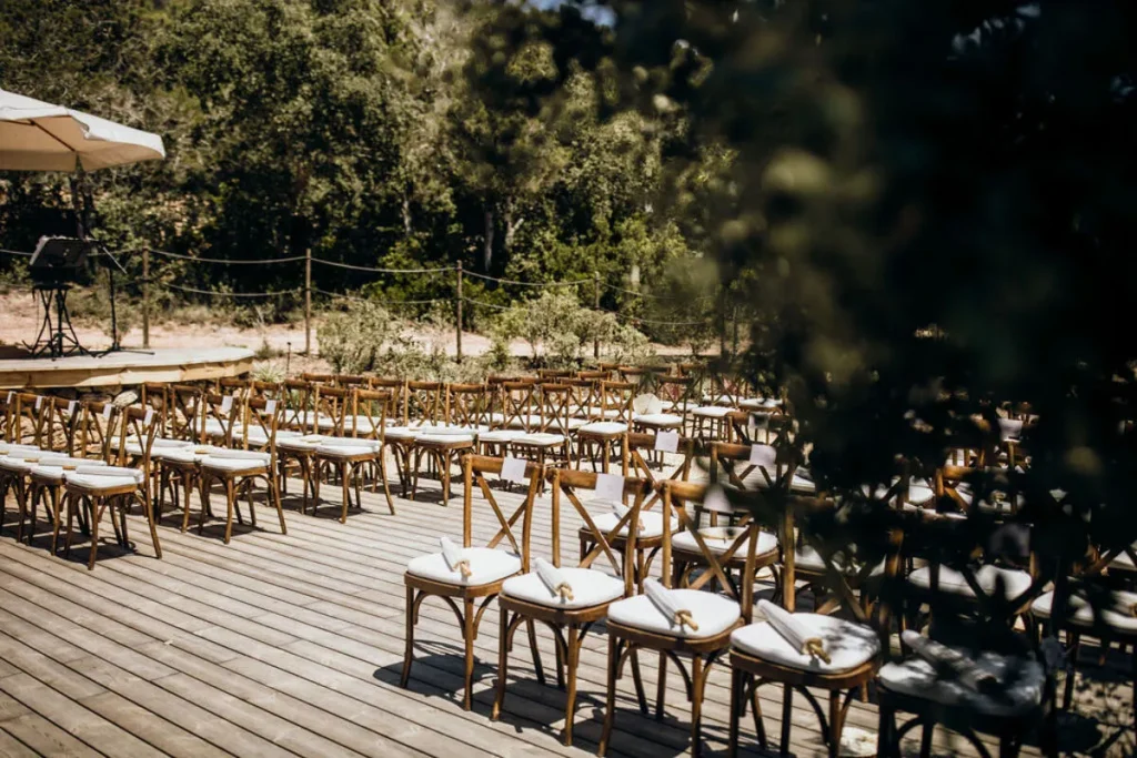 wedding ceremony seats la donella