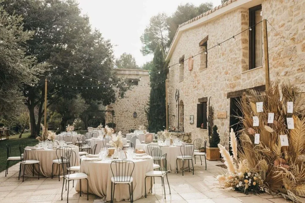 wedding at masia calma