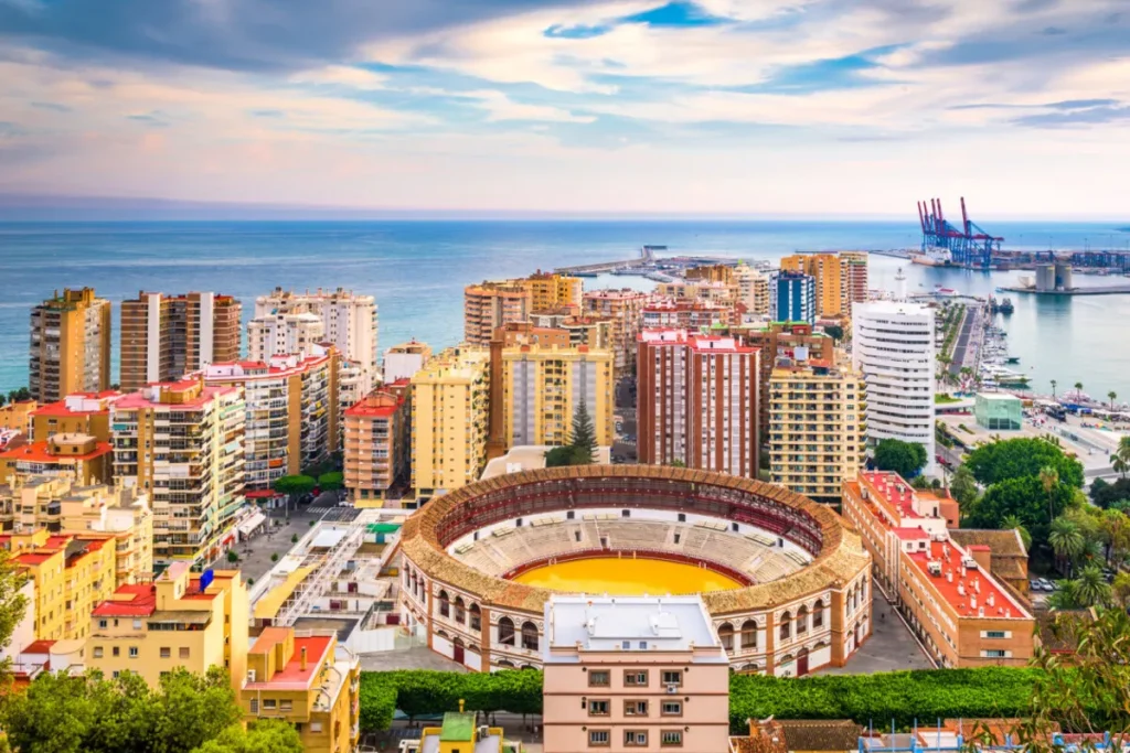 malaga city view