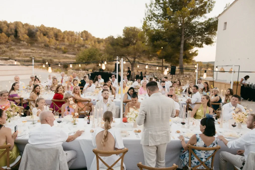 masia pine wedding lunc night celebration