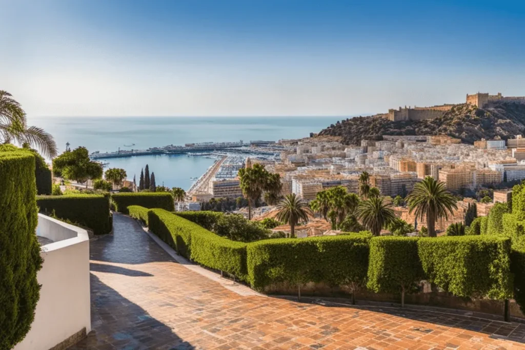 side view of malaga