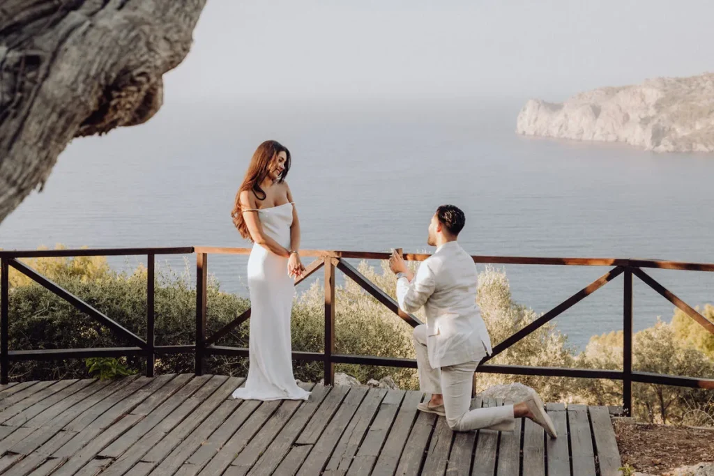 Proposal at Hotel Wedding Venue Deya