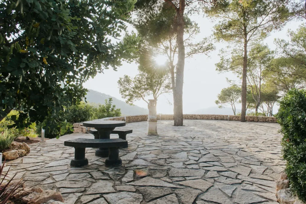 views in wedding villa ibiza
